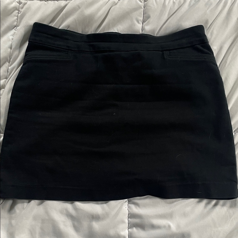 Croft & Barrow Black Mini Skort size 14 - Picture 2 of 3